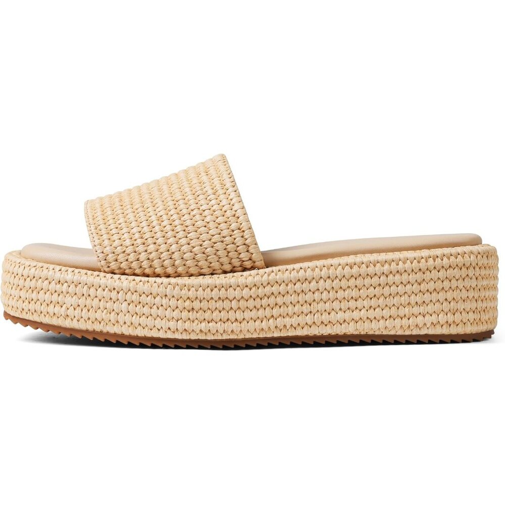 Women's Natural Wedges Slides Bohemia Sandals Flatform Open Toe Beach Sandals‎